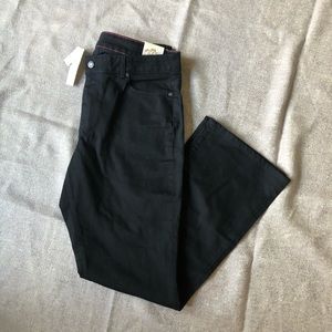 NWT Talbots Curvy Boot cut jeans black size 14